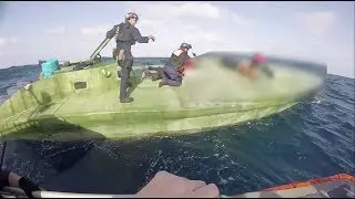 Coast Guard Interdicts Drug Smuggling Low-profile Go-Fast Boat