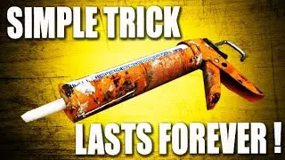 How to make caulk & adhesive last forever