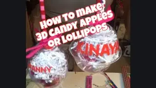 Re upload 3D Candy apple or lollipop Video