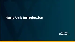 Nexis Uni: Introduction
