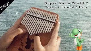 Super Mario World 2: Yoshi’s Island Story | Kalimba Cover With Tabs (EASY)