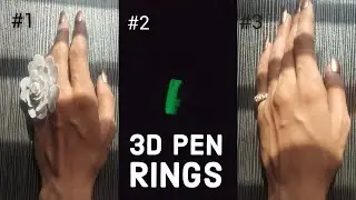 |3D Pen| DIY Easy Rings for beginners using 3D Pen