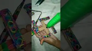 Mandir decoration shub labh Swastik Design.....
