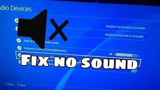 Fix ps4 no sound