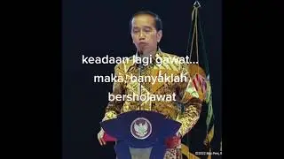 Nasehat pidato Pak Jokowi