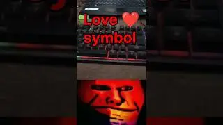 Love ❤️ symbol in Ms word short cut key #youtubeshorts #trending #reels #viral #views