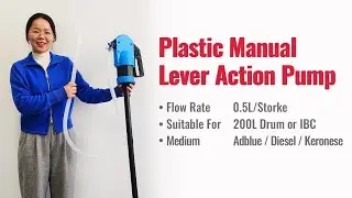 Lever Action Chemical Plastic Hand Manual Pump