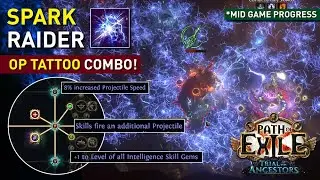 Praise the Ancestors for this【OP Tattoo Combo】! Customized Spark Raider | Mid-Game Progress 3.22