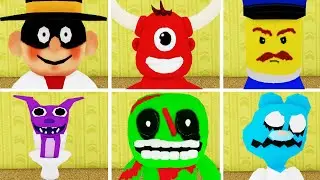 ROBLOX *NEW* ESCAPE BACKROOMS MORPHS! I FOUND NEWEST MORPHS (ALL NEW MORPHS UNLOCKED)