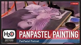 PANPASTEL PAINTINGS | Panpastel Portrait Painting | Artist@3ahad  | H2O Channel