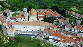 Old town Motovun, Croatia. June 2023