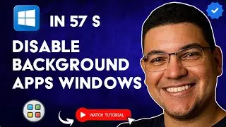 How to DISABLE BACKGROUND APPLICATIONS in WINDOWS 11 in 57 S