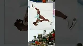 Surya Bonaly's incredible somersault to defy the judges.