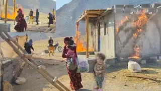 Revenge fire😡😱:burning the hut and running  mahboba away to the mountains