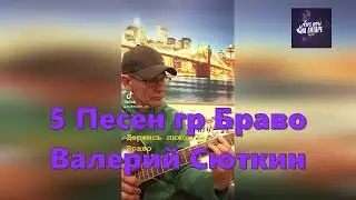 5 песен группы Браво (Валерий Сюткин) Кавер под гитару - Александр Чес.