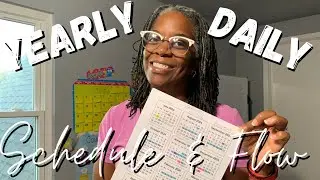 Our Homeschool Schedule for the Year & Daily FLOW | Homeschool 2024-25