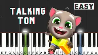 Talking Tom Gold Run | Piano Tutorial (EASY)