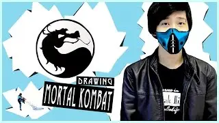 Mortal Kombat X - Назад в прошлое! | Как нарисовать ЛОГО | Декс Ким