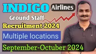 AirPort Vacancy 2024 | Indigo Airlines Recruitment 2024 | Airport Job Vacancy 2024 | Indigo Jobs ✈️
