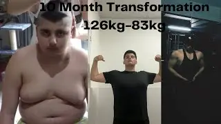 10Month Transformation Video 126kg-83kg 15Years old