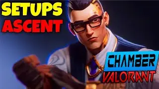 Chamber Attacking Setups on Ascent | Chamber Tips and Tricks | Chamber Valorant | Valorant