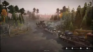 SnowRunner road train