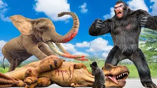 T-Rex Chase - Part 15 - Jurassic World Dinosaur Fan Movie