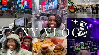 NY VLOG | Surprise NY Trip , THE RIDE Experience , and Beat The Bomb NY