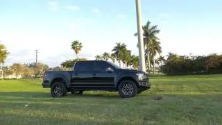 2017 Ford Raptor Offroad Fuel Wheels with Nitto Tires LineX Accessories Custom Amber LED Lighting