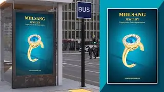 Jewelry Flyers Design in Adobe Photoshop |Tutorial 2024
