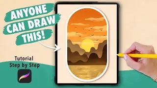 Procreate Drawing for Beginners - EASY Step by step Tutorial