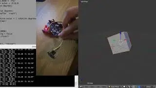 Visualizing L3G4200D gyro movement with Blender