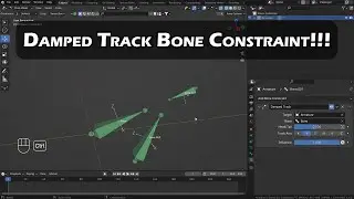 Damped Track Bone Constraint Blender