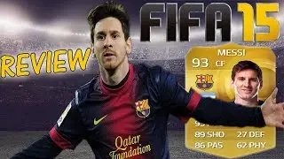 FIFA 15 MESSI Player Review Ultimate Team (UT) / Gameplay + In Game Stats (FUT)