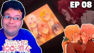 EL APOCALISIS BESUCÓN | Kimi no Koto ga Daisuki na 100-nin no Kanojo Capitulo 8 | REACCION