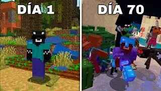 Sobreviví los 70 días MAS DIFICILES de MINECRAFT