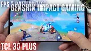 TCL 30 Plus Genshin Impact Gaming test 2023 | Helio G37, 4GB RAM
