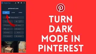 How to Turn Dark Mode In Pinterest (2024) | Pinterest Dark Mode