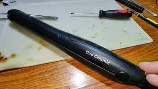 Simple hair curling iron repair