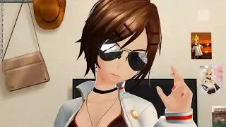 『初音ミク 4K 60 FPS』 MEGANE  Glasses【PDA-f Off Vocal Ver.】