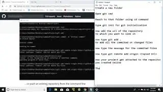 Using git init to remotely attached git repository