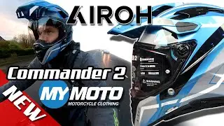 New - Airoh Commander 2 helmet - Ride review / Strip down / User guide
