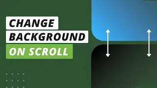 Change Background on Scroll with html, css and js