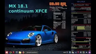 MX LINUX continuum 18.1