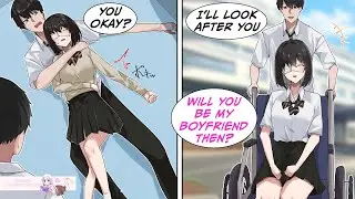 [Manga Dub] I was pushed into a girl and she broke her arm... [RomCom]