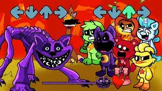 FNF NEW CatNap.EXE VS ALL Smiling Critters (Endless remix) - Friday Night Funkin'
