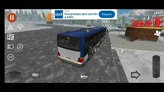 продолжаю работать водителем автобуса. в игре городской автобус. 41 серия.