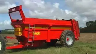 Teagle Titan Rear discharge muck spreader machine |Teagle Titan Trailer