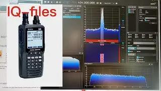 IQ files. Raw spectrum file processing, digital signal demodulation