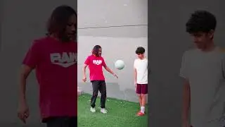 I challenged a Juventus academy player🤯📛